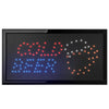 Cold Beer Framed Flashing LED Marquee Wall Bar Sign (19"x10")